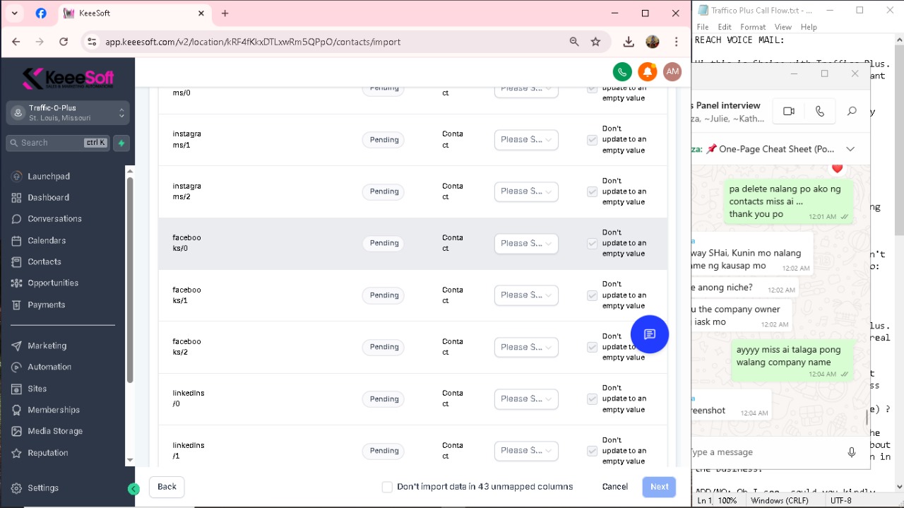 GHL CRM Cleanup